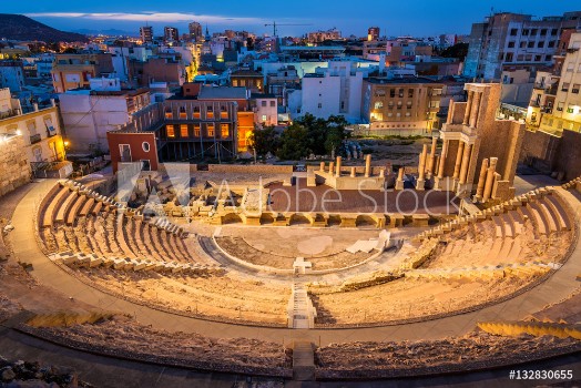 Picture of The Roman Theatre in Cartagena Spain